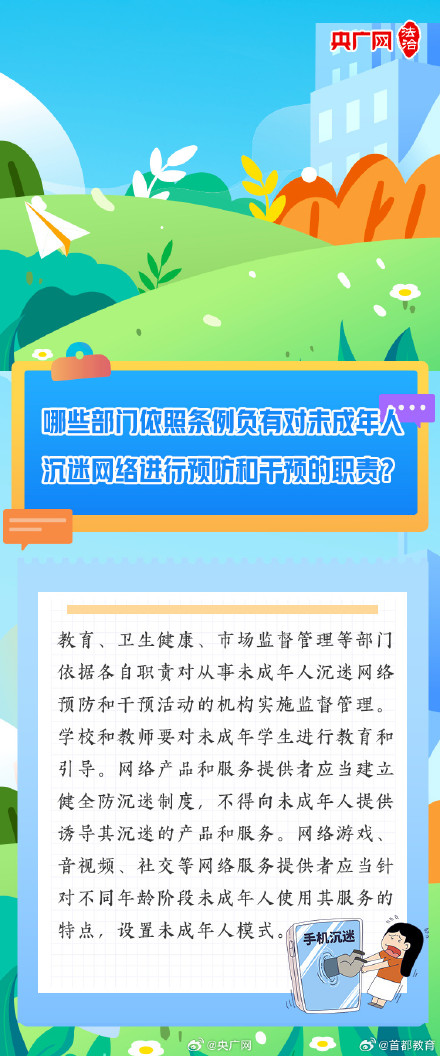 速览未成年人网络保护条例 赶快收藏 速览未成年人网络保护条例 赶快收藏