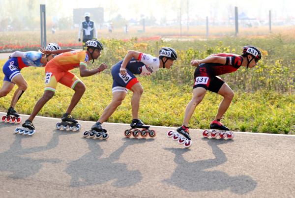 轮滑亚锦赛｜张振海获速度轮滑公路赛成年男子组10000米积分赛亚军