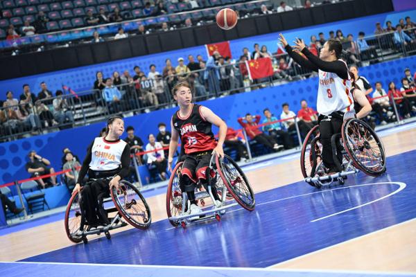 中国队夺得亚残运会女子轮椅篮球冠军