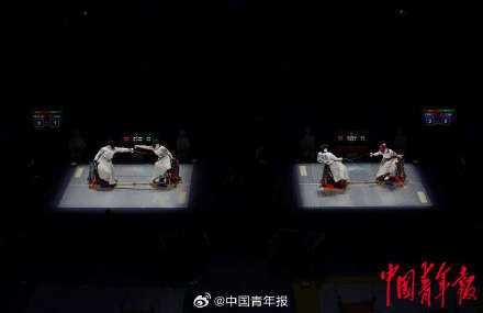 亚残会轮椅击剑中国剑客揽3金