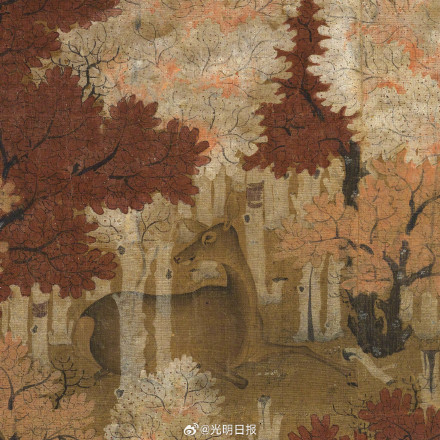 古画里的时令 呦呦鹿鸣枫叶红 古画里的时令 呦呦鹿鸣枫叶红