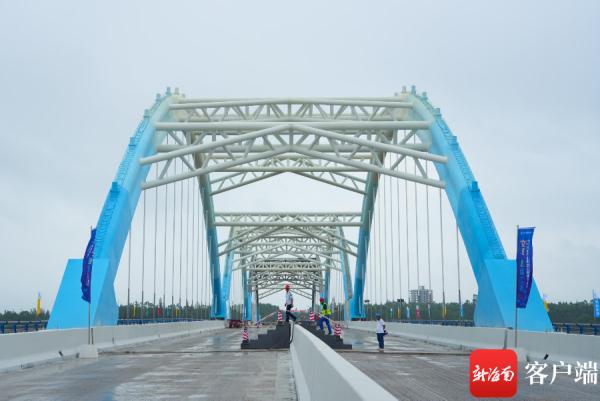 力争年底通车！海南文澜江大桥建设有新进展→