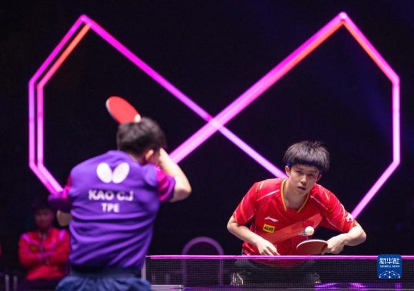 乒乓球——WTT法兰克福冠军赛：王楚钦晋级