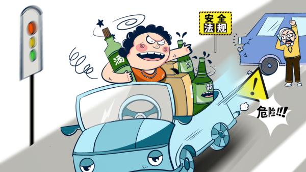 男子醉驾撞护栏，本想赖给朋友，被拆穿~