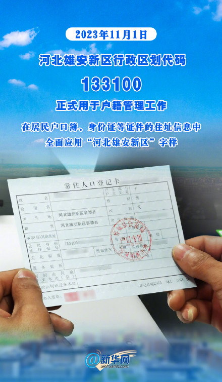 133100！雄安新区行政区划代码来了
