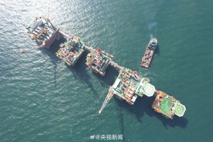 骄傲转发!我国海上首座五星连珠平台建成 骄傲转发!我国海上首座五星连珠平台建成