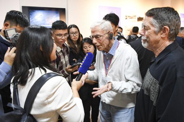 美国飞虎队老兵参观重庆史迪威博物馆 美国飞虎队老兵参观重庆史迪威博物馆