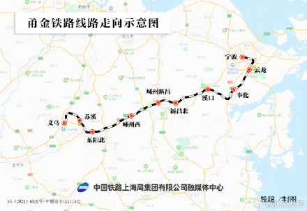 甬金铁路全线铺轨完成