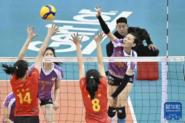 女排超级联赛｜天津渤海银行胜山东日照钢铁