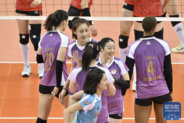 女排超级联赛｜天津渤海银行胜山东日照钢铁