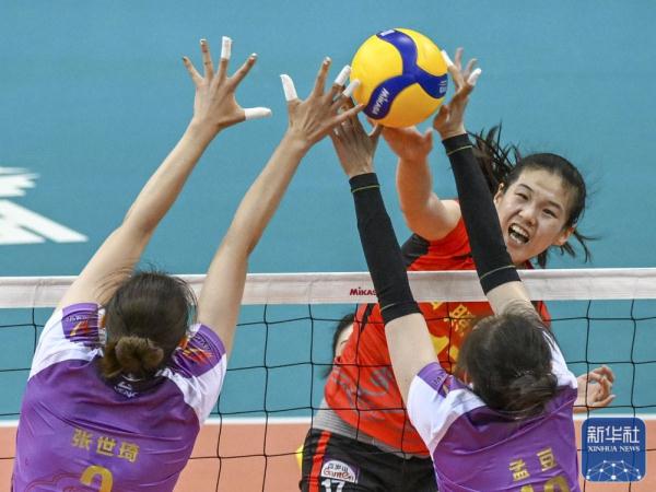 女排超级联赛｜天津渤海银行胜山东日照钢铁