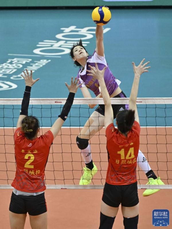 女排超级联赛｜天津渤海银行胜山东日照钢铁
