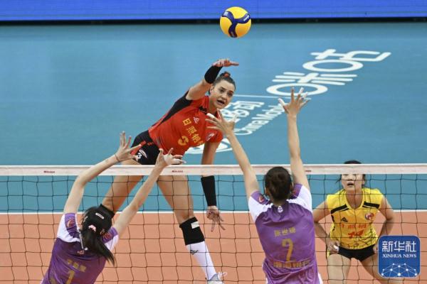 女排超级联赛｜天津渤海银行胜山东日照钢铁