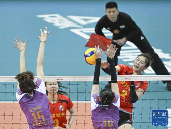 女排超级联赛｜天津渤海银行胜山东日照钢铁