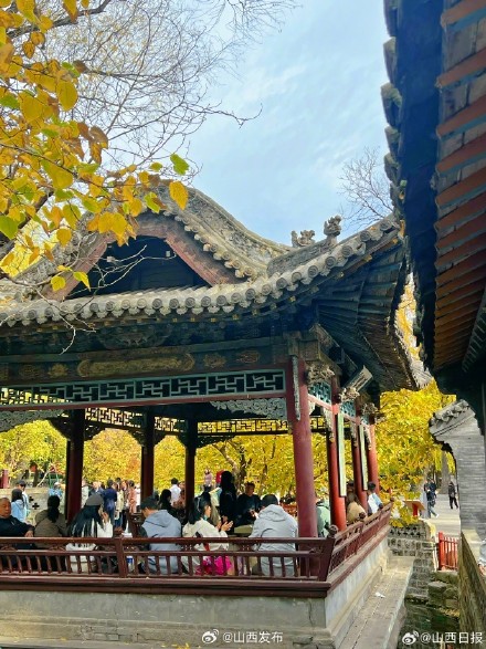 深秋时节,来晋祠邂逅“醉”美秋色 深秋时节,来晋祠邂逅“醉”美秋色