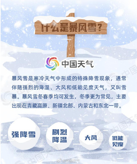 暴风雪已至！东北进入最强降雪时段 一图看懂我国哪里暴风雪高发