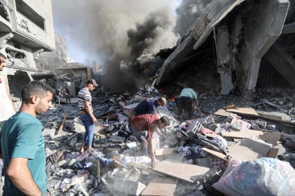 以军称把加沙地带“一分为二” 当地通信第三次中断 以军称把加沙地带“一分为二” 当地通信第三次中断