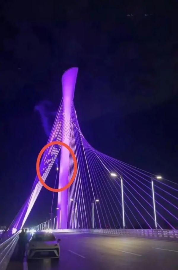 突发：刚刚建成通车的大桥悬索断裂起火？通报来了