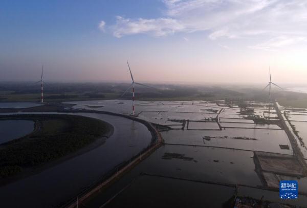 中企投资承建的孟加拉国首个集中式风电项目掠影