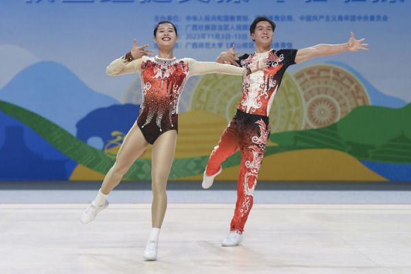 健美操——大学组混合双人操赛况