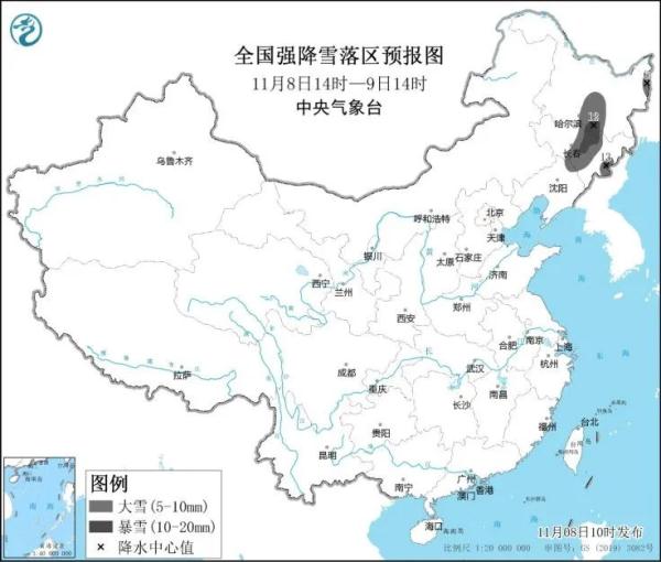 暴雪蓝色预警继续发布！东北地区需防降雪叠加影响！