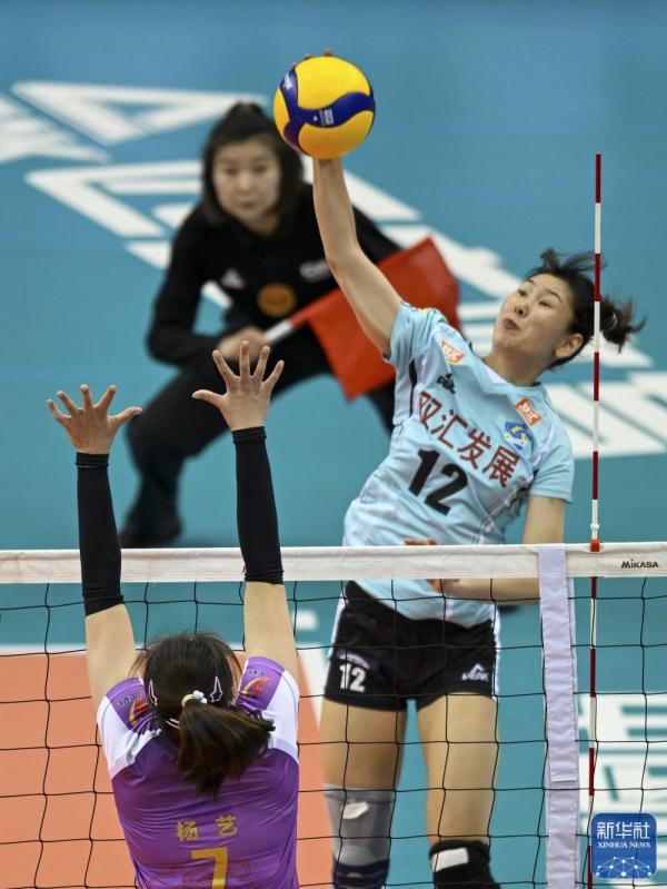 女排超级联赛丨天津渤海银行胜河南双汇
