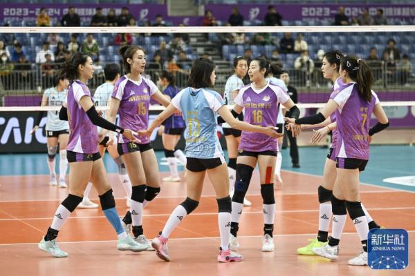女排超级联赛丨天津渤海银行胜河南双汇