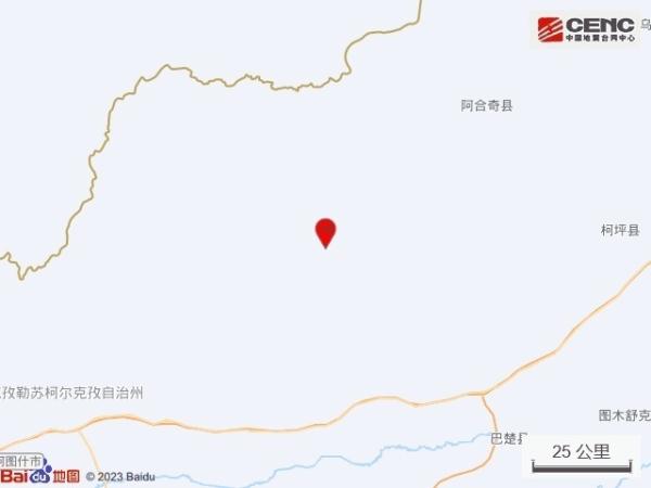 新疆克孜勒苏州今日凌晨连发6次地震，最大5.4级
