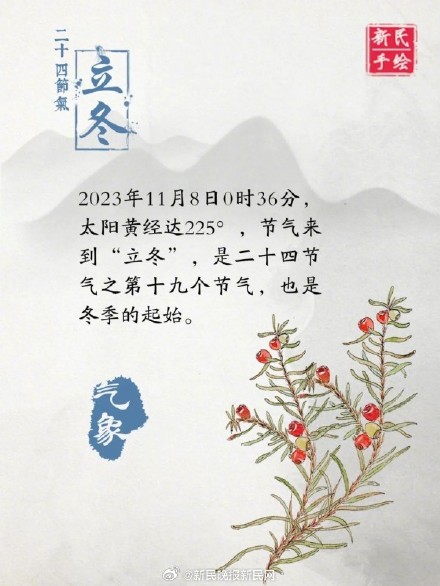 冬之伊始，霜染万物 立冬有煎香草沐浴“扫疥”习俗？