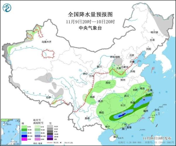 山西发布大风蓝色预警！这里暴雪、这里降雨……