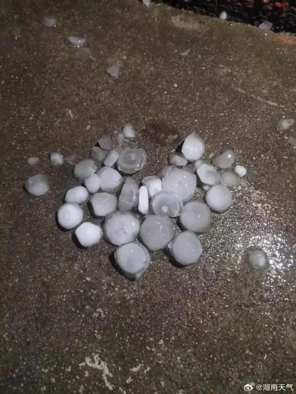 长沙湘潭突降冰雹！多个市州还有暴雨！湖南多地连发81条预警