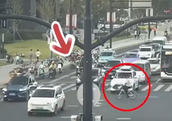 上海街头一男子骑车闯红灯被判全责,当场花式卖惨,交警:没用! 上海街头一男子骑车闯红灯被判全责,当场花式卖惨,交警:没用!