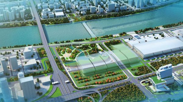 巨型内河沉管隧道在广州浮运出坞 巨型内河沉管隧道在广州浮运出坞