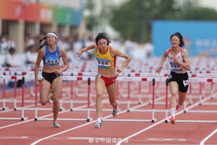 学青会女子100米栏吴艳妮夺冠