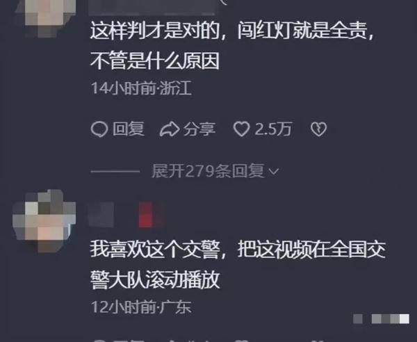 上海街头一男子骑车闯红灯被判全责,当场花式卖惨,交警:没用! 上海街头一男子骑车闯红灯被判全责,当场花式卖惨,交警:没用!