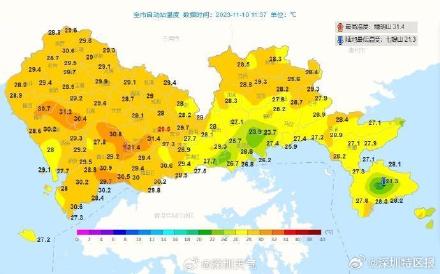 下周深圳最低或降至14℃