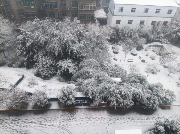 西安迎来今冬首场降雪 西安迎来今冬首场降雪