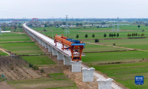 淮宿蚌城际铁路建设忙
