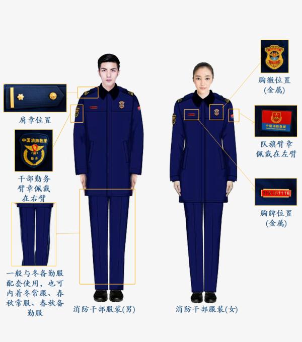 换装季丨消防救援人员冬季换装规范请查收