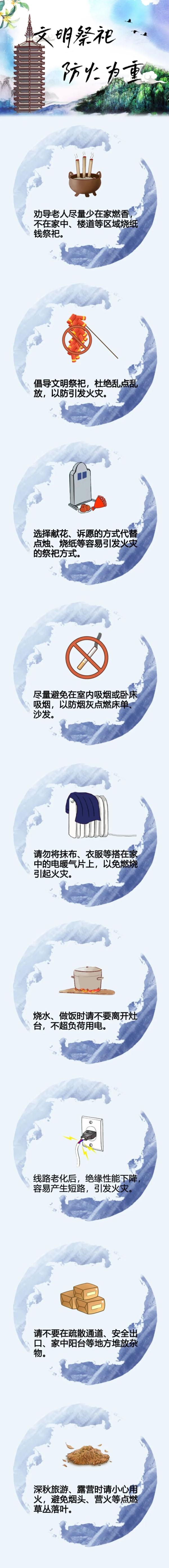 明日“十月一”“送寒衣”的安全方式