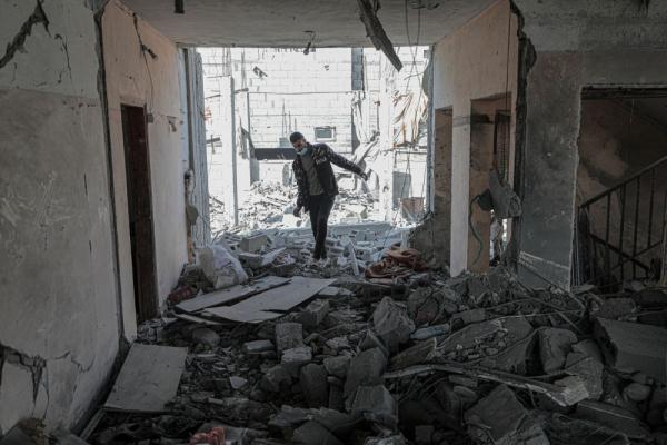 加沙：废墟