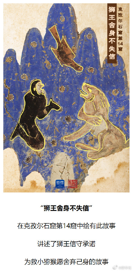 克孜尔石窟这些小可爱令人心动