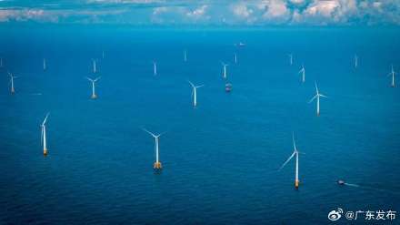 中广核惠州海上风电项目首批风机并网发电