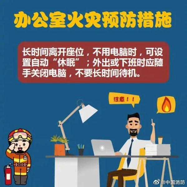 当心办公场所的这些消防安全隐患！