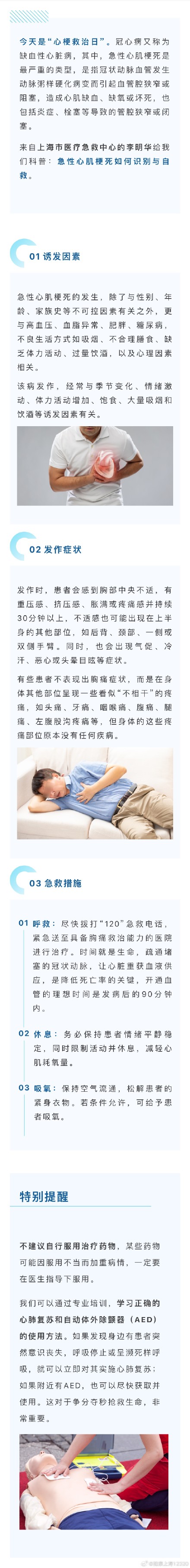 扩散！急性心肌梗死的识别与急救指南