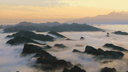 有一种浪漫，叫冬季到丹霞来看“海”