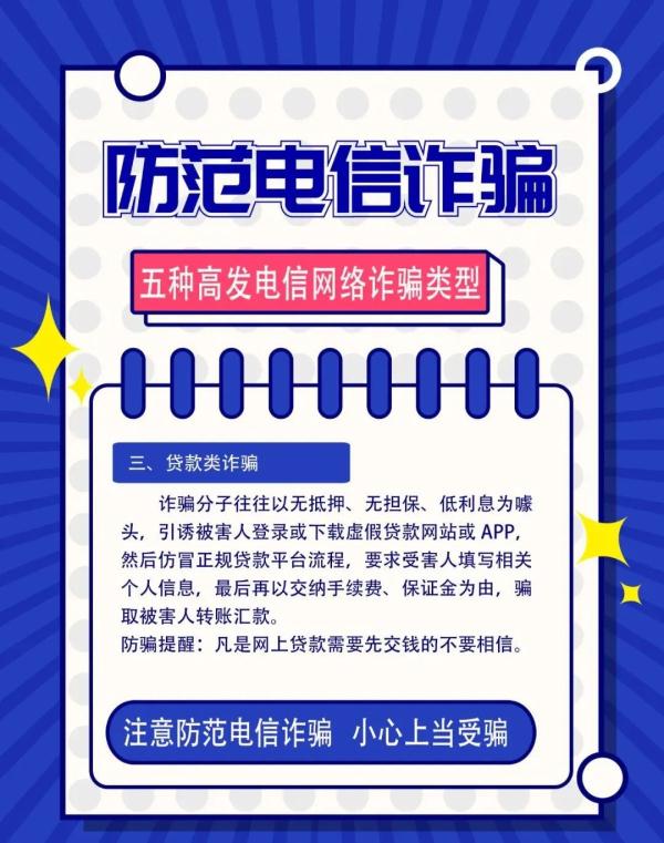 “防电信诈骗”温馨提示！