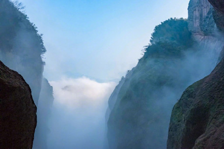 有一种浪漫，叫冬季到丹霞来看“海”