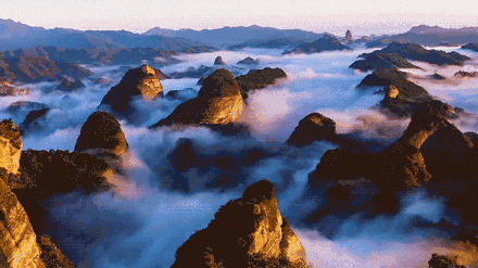 有一种浪漫，叫冬季到丹霞来看“海”