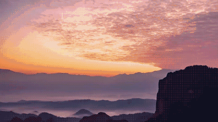 有一种浪漫，叫冬季到丹霞来看“海”